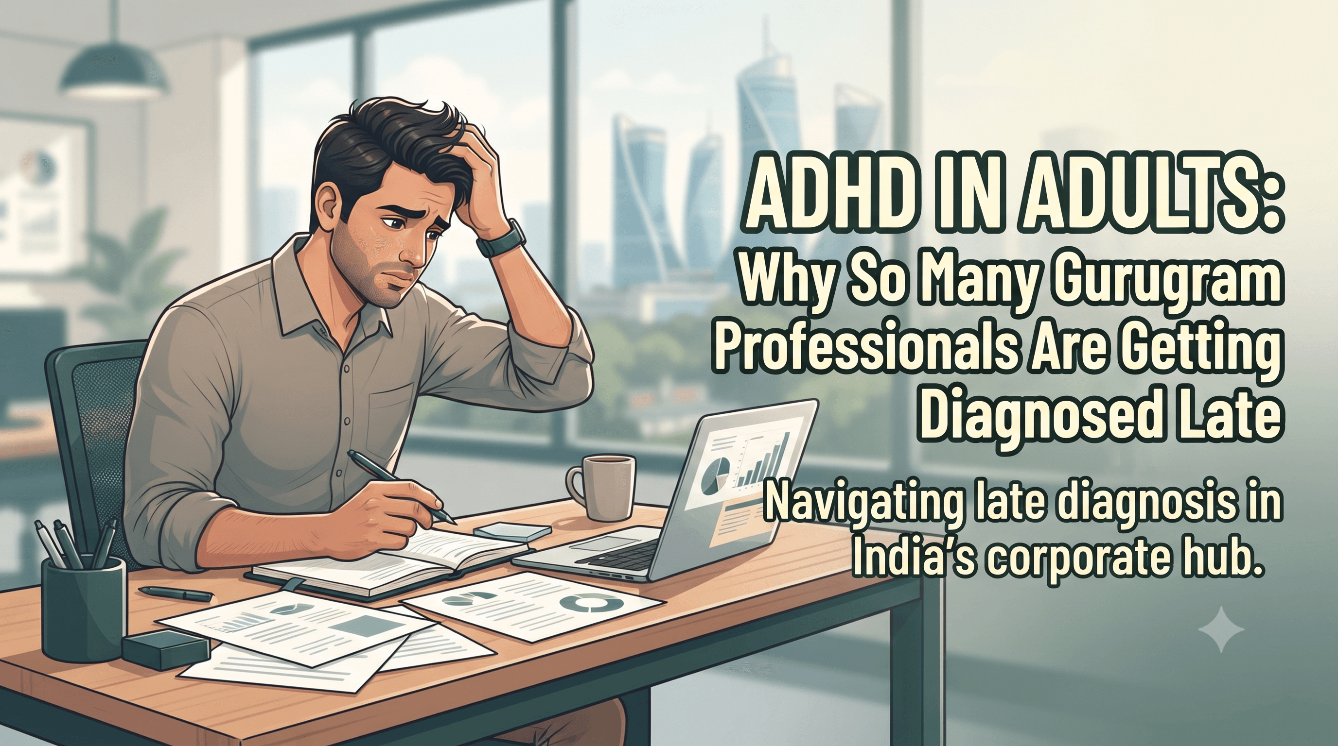 ADHD in Adults: Why So Many Gurugram Professionals Are Getting Diagnosed Late