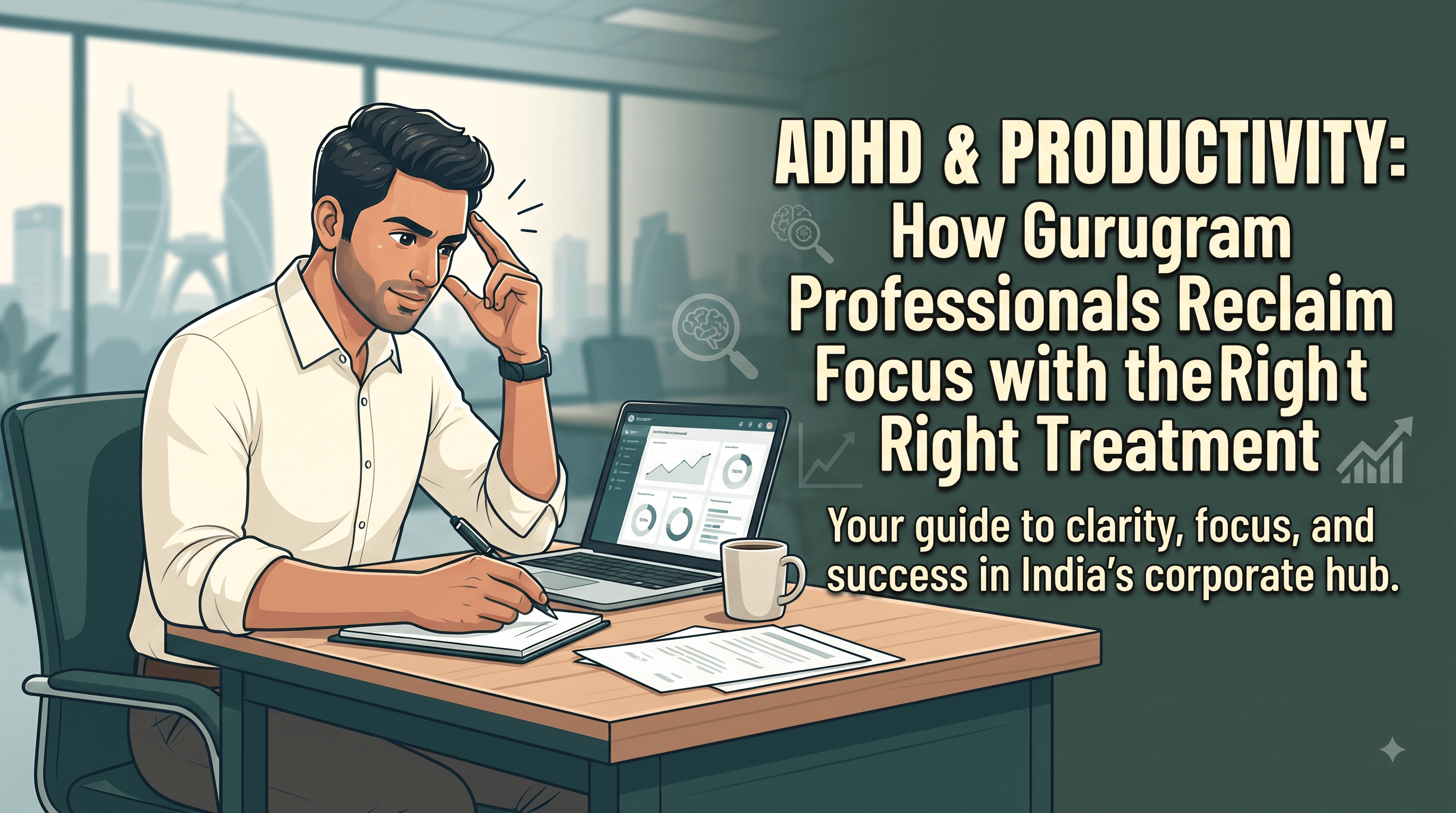 ADHD & Productivity: How Gurugram Professionals Reclaim Focus with the Right Treatment