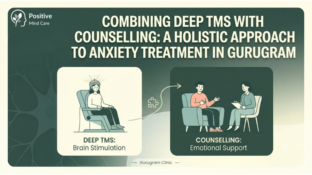 Combining Deep TMS with Counselling: A Holistic Approach to Anxiety Treatment in Gurugram