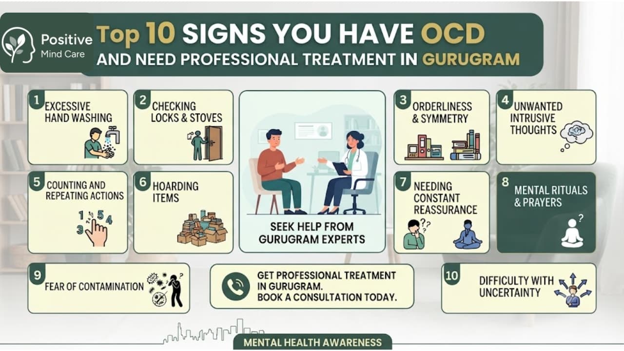 Top 10 Signs You Have OCD and Need Professional Treatment in Gurugram