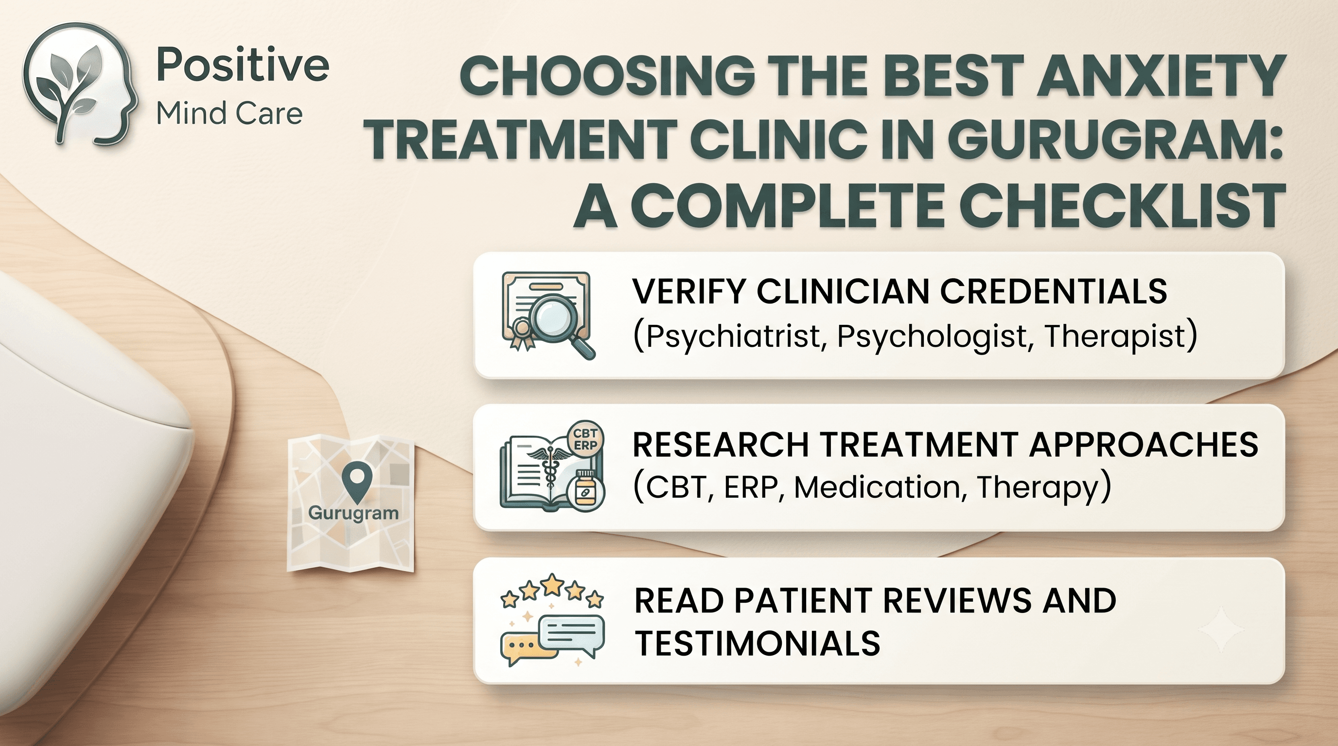 Choosing the Best Anxiety Treatment Clinic in Gurugram: A Complete Checklist