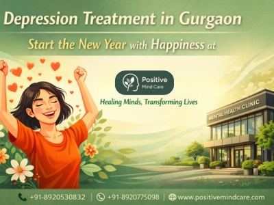 Depression Treatment in Gurgaon – Start the New Year with Happiness at Positive Mind Care