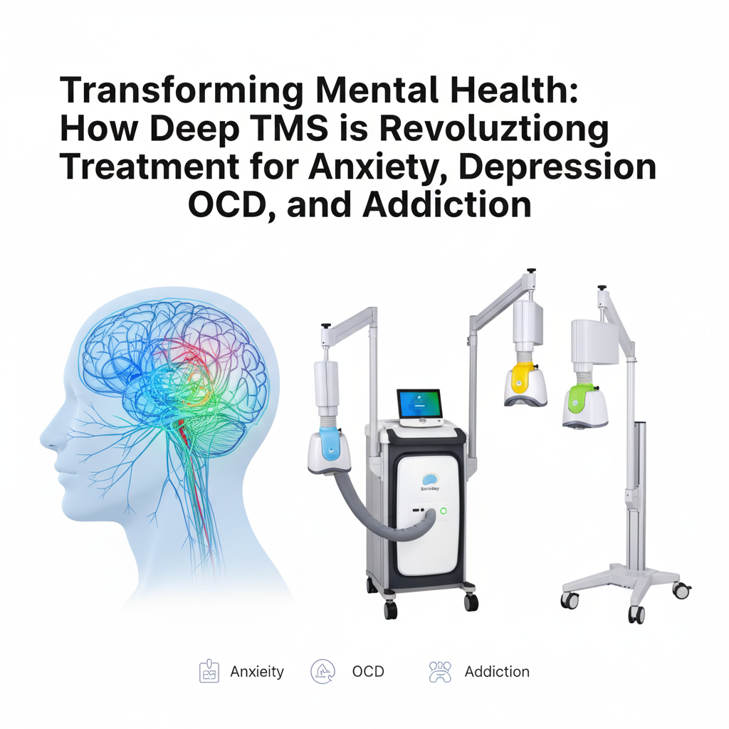 Transforming Mental Health: How Deep TMS is Revolutionizing Treatment for Anxiety, Depression, OCD, and Addiction